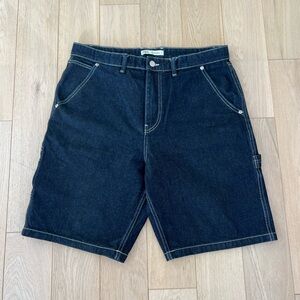Zara Carpenter Jean/Denim Shorts (34W)
